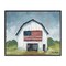 Stupell Industries Patriotic Country Barn Framed Giclee Wall Art Design by Sara Baker